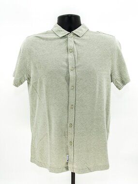 Sperry Short-sleeve Button-up Shirt | Seafoam Green | Men's MEDIUM